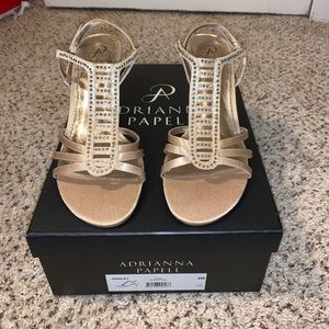 Nude Sheena Satin Heels - Bloomingdales!